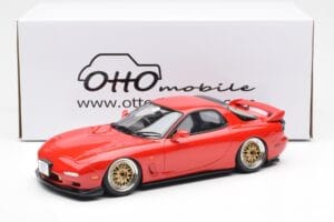 Mazda RX-7 FD Khyzyl Saleem Rojo Otto 1:18 OT1062 Resina - imagen 6 de 6