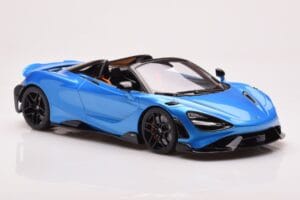 McLaren 765LT Spider Azul GT Spirit 1:18 GT886 Resina - imagen 4 de 6