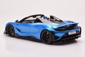 McLaren 765LT Spider Azul GT Spirit 1:18 GT886 Resina - imagen 5 de 6