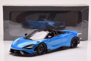 McLaren 765LT Spider Azul GT Spirit 1:18 GT886 Resina - imagen 6 de 6