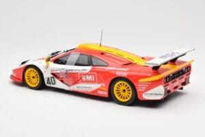 McLaren F1 GTR #40 J. O'Rourke / M. Sugden / P. Auberlein EMI 24 Hours of Le Mans 1996 UT Models 1:18 39820 Metal - imagen 5 de 6
