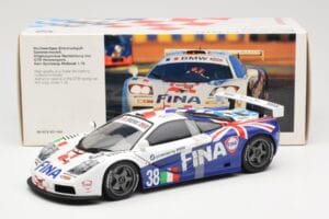 McLaren F1 GTR #38 M. Duez / M. Soper / E. Lafitte Team Bigazzi 24 Hours of Le Mans 1996 UT Models 1:18 80439421484 Metal - imagen 6 de 6