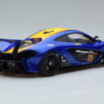 McLaren P1 GTR Azul Con Franjas Amarillas AUTOart 1:18 - image 3 of 7