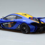 McLaren P1 GTR Azul Con Franjas Amarillas AUTOart 1:18 - image 6 of 7