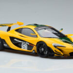 McLaren P1 GTR Amarillo Con Franjas Verdes AUTOart 1:18 - image 5 of 7