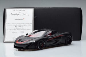 McLaren P1 Negro Mate AUTOart 1:18 76027 Metal - imagen 9 de 9
