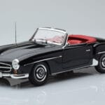 Mercedes 190 SL W121 Cabriolet Negro Minichamps 1:18