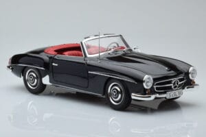 Mercedes 190 SL W121 Cabriolet Negro Minichamps 1:18 100037030 Metal - imagen 5 de 8