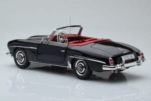 Mercedes 190 SL W121 Cabriolet Negro Minichamps 1:18 100037030 Metal - imagen 6 de 8