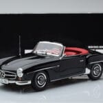 Mercedes 190 SL W121 Cabriolet Negro Minichamps 1:18 - image 8 of 8