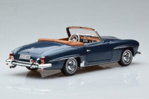 Mercedes 190 SL W121 Roadster Azul Norev 1:18 B66040625 Metal - imagen 3 de 8