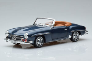 Mercedes 190 SL W121 Roadster Azul Norev 1:18