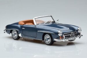 Mercedes 190 SL W121 Roadster Azul Norev 1:18 B66040625 Metal - imagen 6 de 8