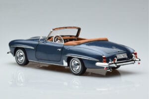 Mercedes 190 SL W121 Roadster Azul Norev 1:18 B66040625 Metal - imagen 7 de 8