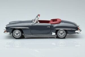 Mercedes 190 SL W121 Roadster Gris Norev 1:18 183402 Metal - imagen 4 de 8