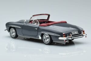 Mercedes 190 SL W121 Roadster Gris Norev 1:18 183402 Metal - imagen 6 de 8