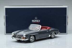 Mercedes 190 SL W121 Roadster Gris Norev 1:18 183402 Metal - imagen 8 de 8