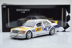 Mercedes 190E 2.5-16 W201 EVO 1 Jet #16 F. Biela Team Ms-Jet Racing DTM 1990 Minichamps 1:18 155903616 Metal - imagen 6 de 6