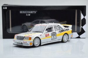 Mercedes 190E 2.5-16 W201 EVO 1 Karcher #77 F. Kreutzpointer Team AMG-Mercedes DTM 1990 Minichamps 1:18 155903677 Metal - imagen 6 de 6