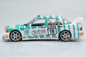 Mercedes 190E 2.5-16 W201 EVO 2 Debis #18 F. Giroix Team Zackspeed DTM 1991 Minichamps 1:18 155913618 Metal - imagen 3 de 6