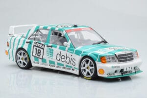 Mercedes 190E 2.5-16 W201 EVO 2 Debis #18 F. Giroix Team Zackspeed DTM 1991 Minichamps 1:18 155913618 Metal - imagen 4 de 6