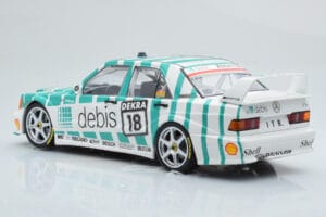 Mercedes 190E 2.5-16 W201 EVO 2 Debis #18 F. Giroix Team Zackspeed DTM 1991 Minichamps 1:18 155913618 Metal - imagen 5 de 6