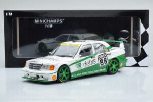 Mercedes 190E 2.5-16 W201 EVO 2 Debis #88 B. Schneider Team Zackspeed DTM 1991 Minichamps 1:18 155913688 Metal - imagen 6 de 6