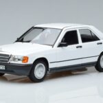 Mercedes 190 E W201 Blanco Norev 1:18 183820 Metal