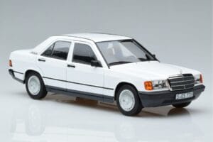Mercedes 190 E W201 Blanco Norev 1:18 183820 Metal - imagen 5 de 7
