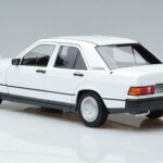 Mercedes 190 E W201 Blanco Norev 1:18 183820 Metal - image 6 of 7