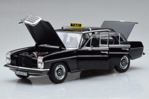 Mercedes 200 W115 Taxi Norev 1:18 183776 Metal - imagen 2 de 7