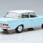 Mercedes 220 S W111 Azul Norev 1:18 183920 Metal - image 3 of 7