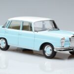 Mercedes 220 S W111 Azul Norev 1:18 183920 Metal - image 5 of 7