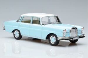 Mercedes 220 S W111 Azul Norev 1:18 183920 Metal - imagen 5 de 7