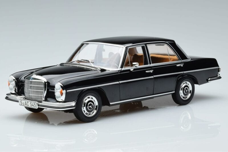 Mercedes 280 SE W108 Negro Norev 1:18 183762 Metal