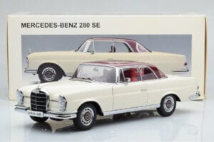 Mercedes 280 SE W108 Blanco AUTOart 1:18 76287 Metal - imagen 8 de 8
