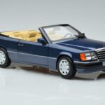 Mercedes 300 CE-24 A124 Cabriolet Nautical Azul Edición Limitada Norev 1:18 183879 Metal - image 5 of 7
