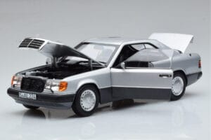 Mercedes 300 CE-24 C124 Coupe Plata Norev 1:18 183880 Metal - imagen 2 de 7