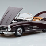 Mercedes 300 SL W198 Roadster Rojo Norev 1:18 - image 2 of 8