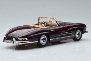 Mercedes 300 SL W198 Roadster Rojo Norev 1:18 183891 Metal - imagen 3 de 8