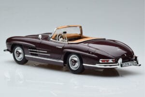 Mercedes 300 SL W198 Roadster Rojo Norev 1:18 183891 Metal - imagen 7 de 8