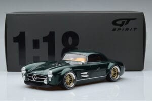Mercedes 300 SL Speedster Hard Top By S-Klub Verde GT Spirit 1:18 GT872 Resina - imagen 6 de 6