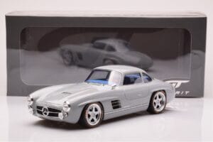 Mercedes 300 SL W198 Gullwing By S-Klub Gris GT Spirit 1:18 GT418 Resina - imagen 6 de 6