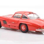 Mercedes 300 SL W198 Gullwing Rojo Minichamps 1:18 - image 7 of 8