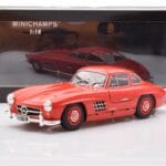Mercedes 300 SL W198 Gullwing Rojo Minichamps 1:18 - image 8 of 8