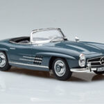 Mercedes 300 SL W198 Roadster Azul Norev 1:18 - image 7 of 9