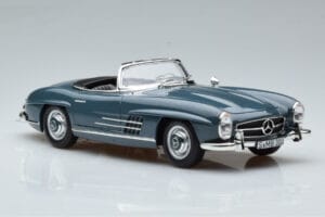 Mercedes 300 SL W198 Roadster Azul Norev 1:18 B66040668 Metal - imagen 7 de 9