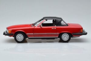 Mercedes 450 SL R107 Versión US Rojo Norev 1:18 183729 Metal - imagen 4 de 8
