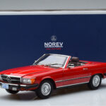 Mercedes 450 SL R107 Versión US Rojo Norev 1:18 - image 8 of 8