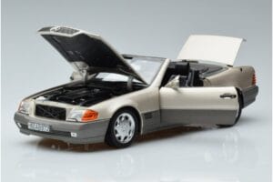 Mercedes 500 SL R129 Smoke Plata Norev 1:18 183719 Metal - imagen 2 de 7